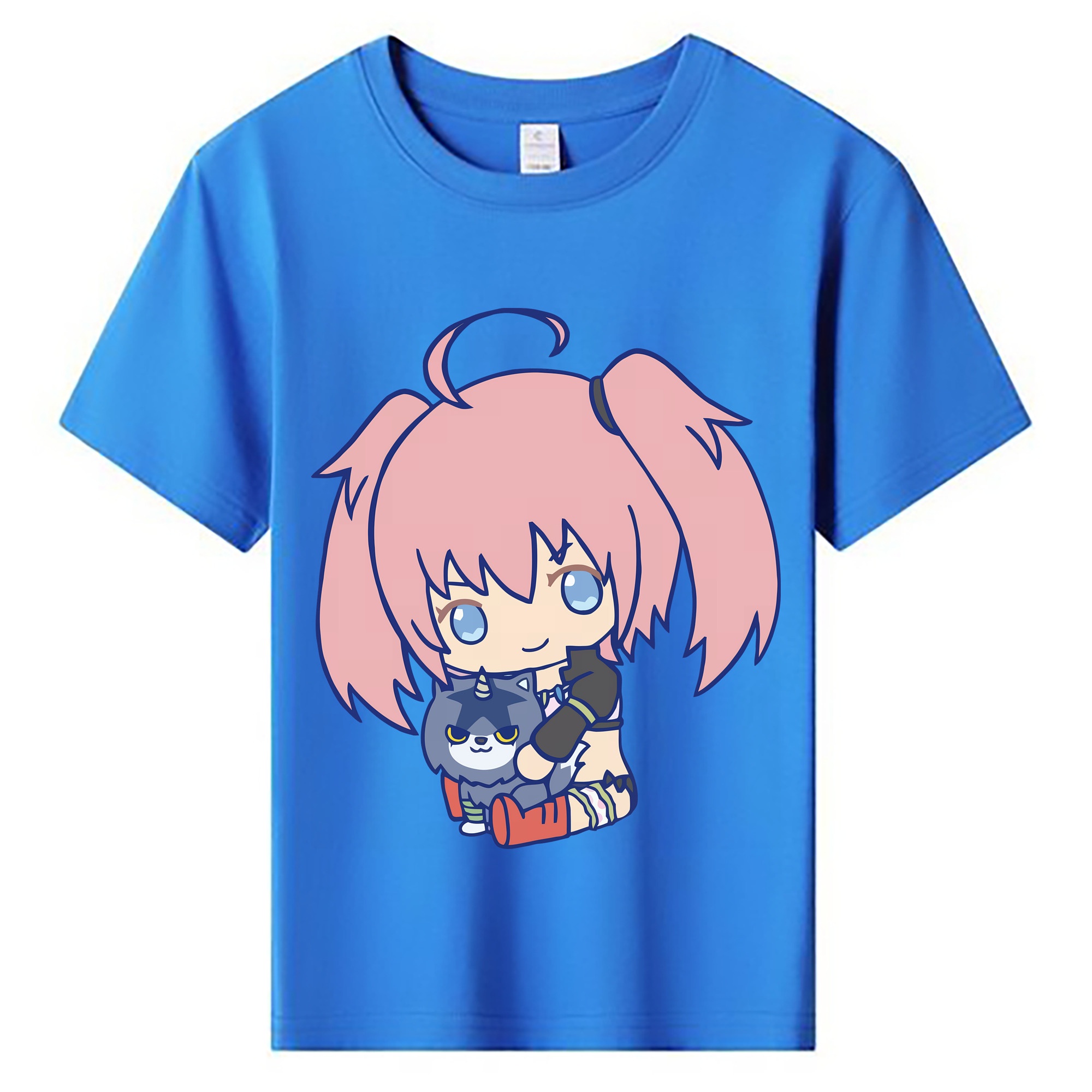 （画像用） 転スラ Regarding Reincarnated to Slime 綿100％キッズTシャツ（フロントプリント）